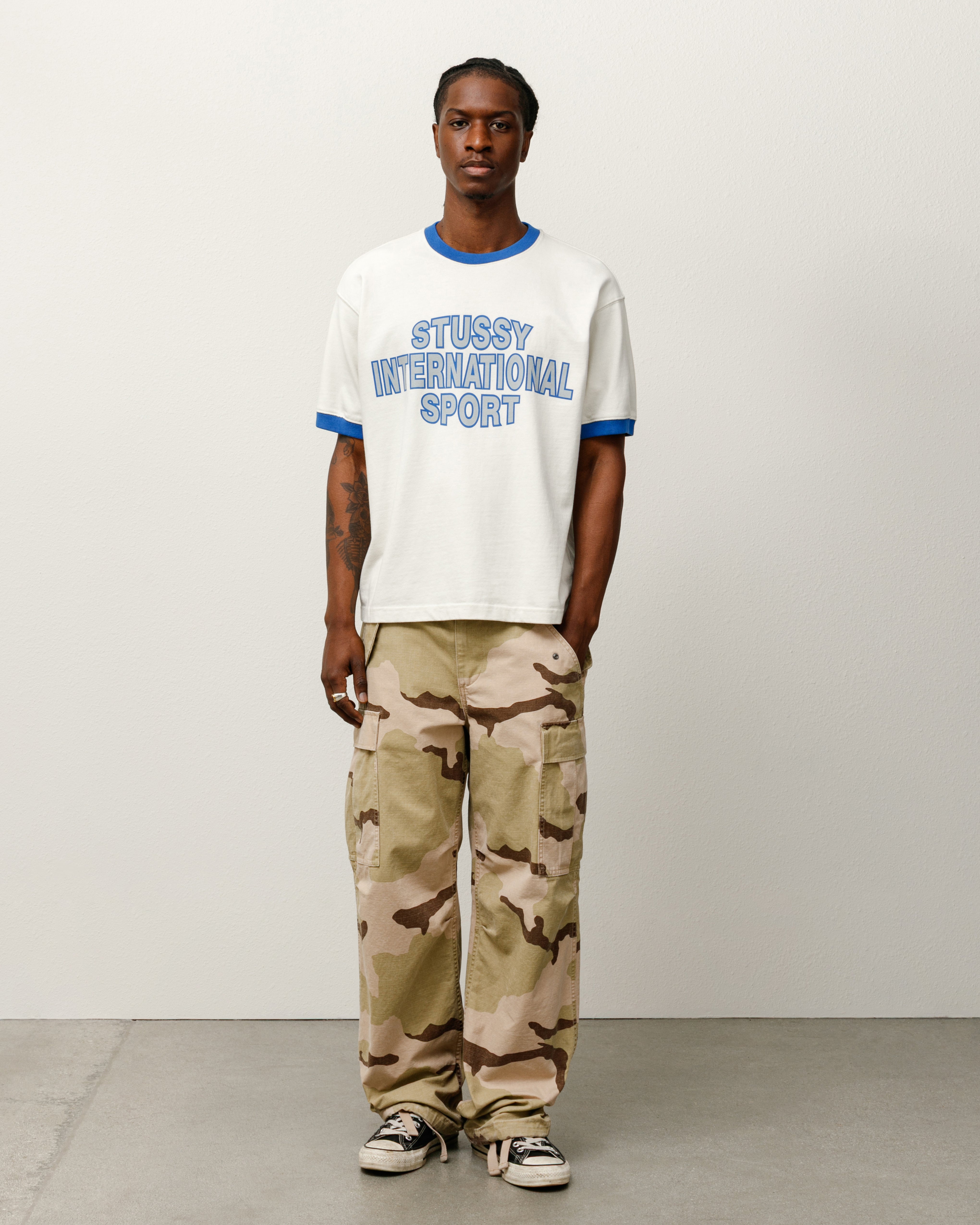 STÜSSY SPORT RINGER TEE