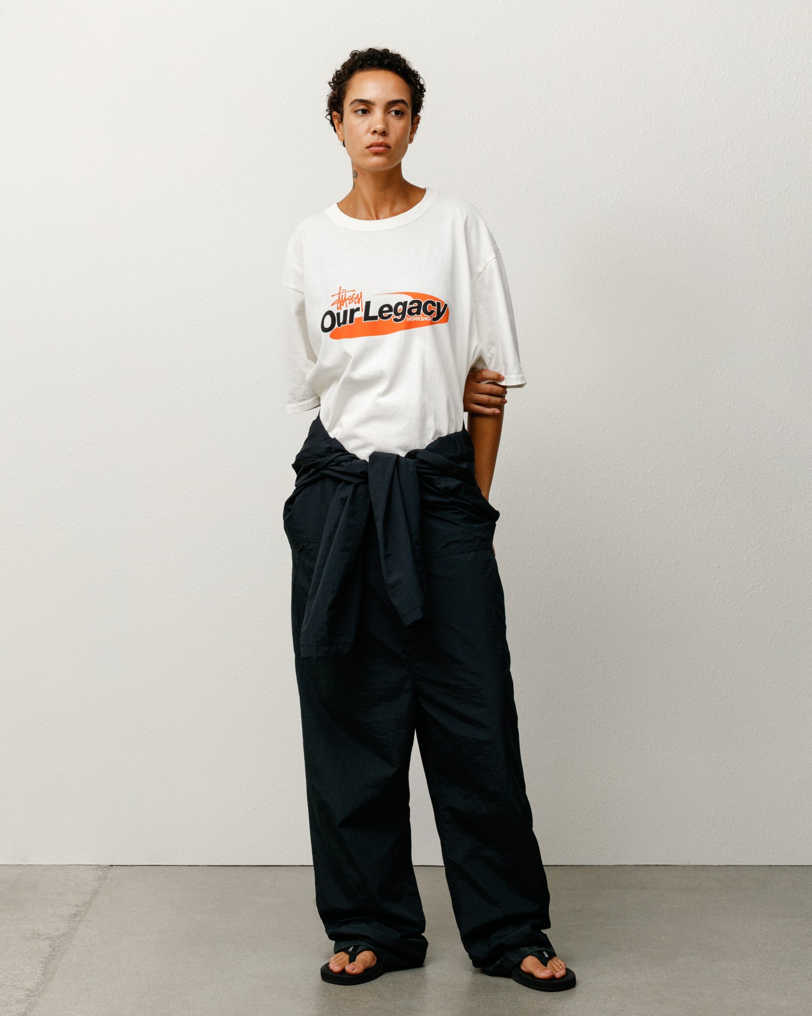OUR LEGACY WORK SHOP SWIRL TEE PIGMENT DYED