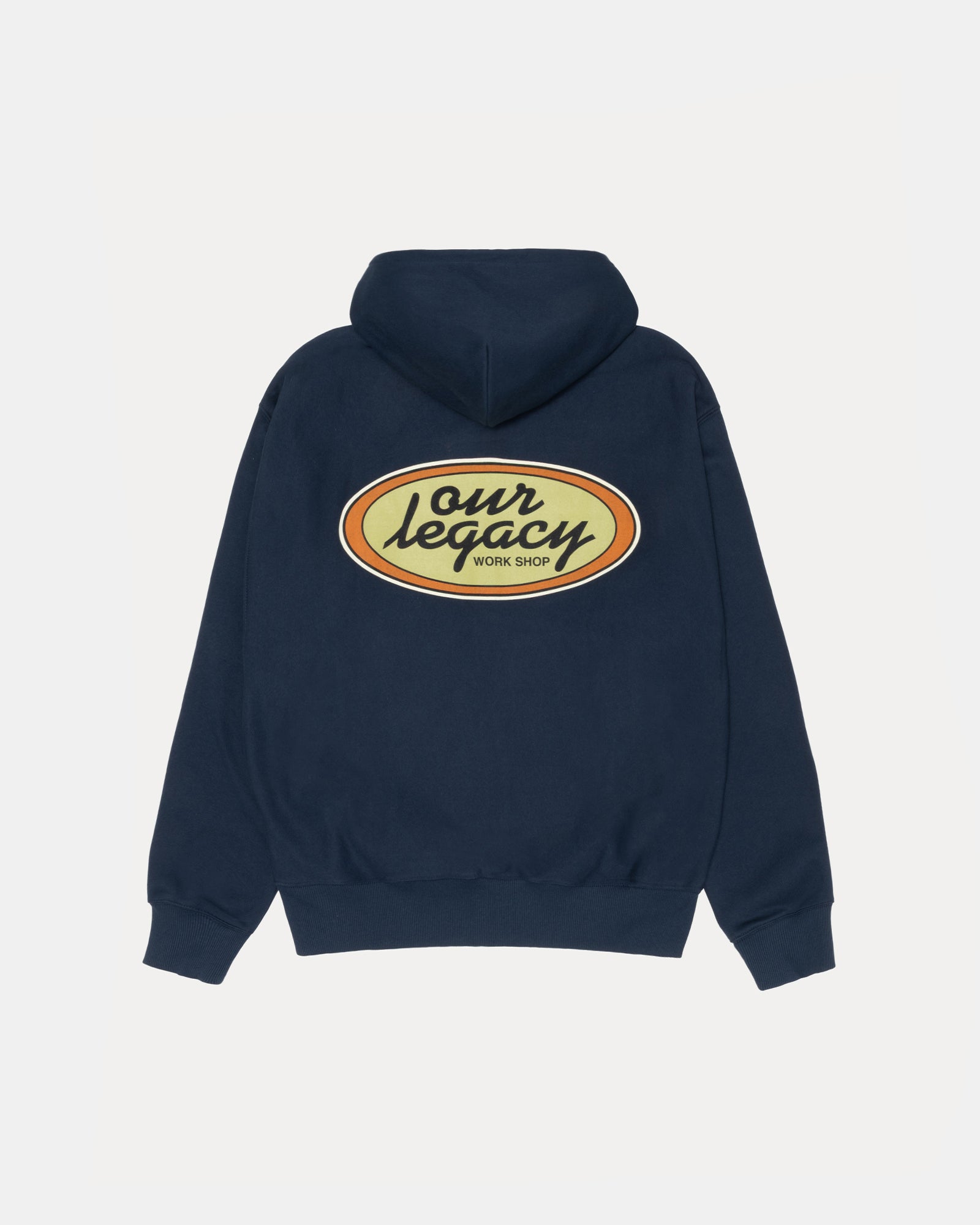 OUR LEGACY WORK SHOP OVAL ZIP HOODIE