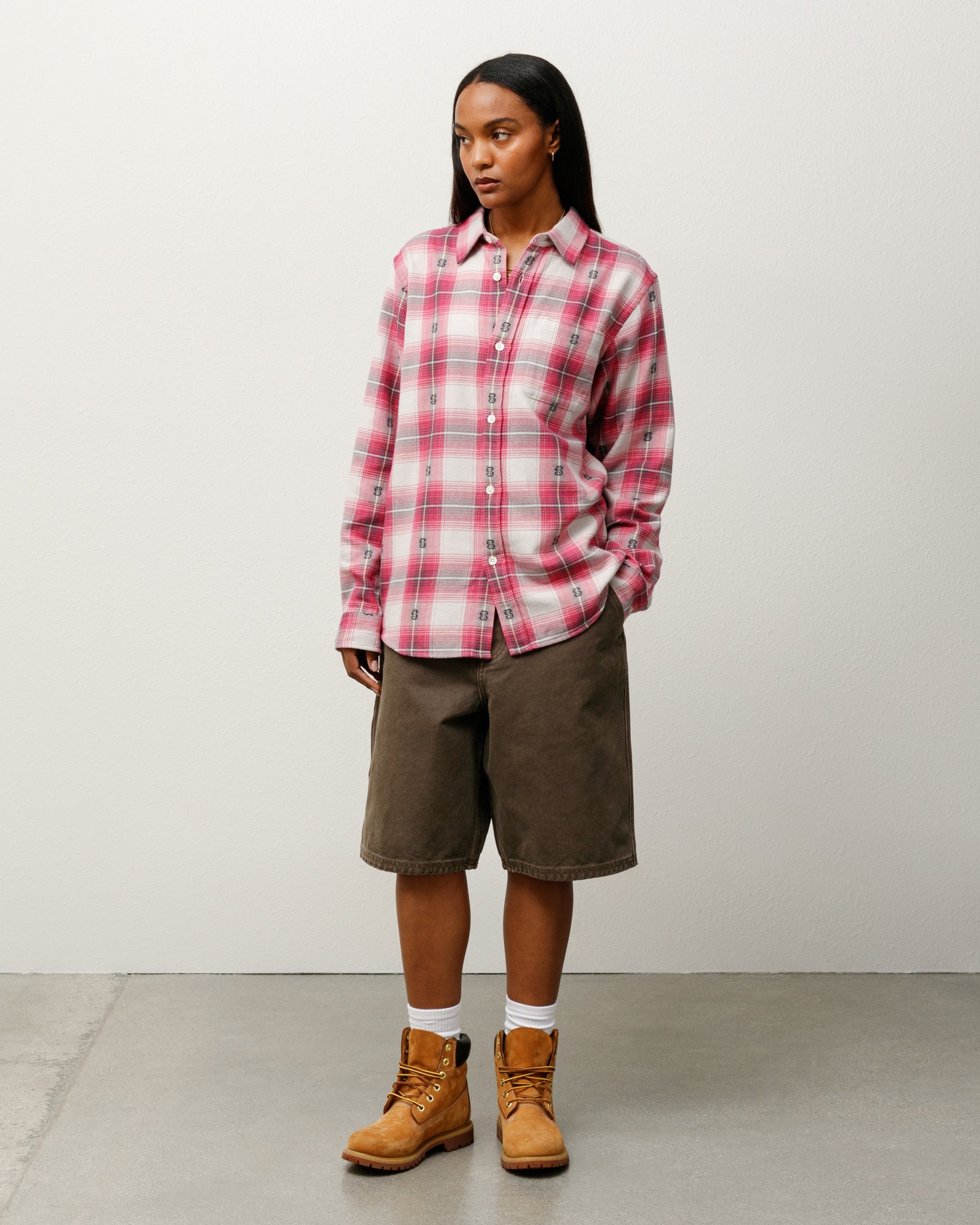WASHED CANVAS WORK SHORT