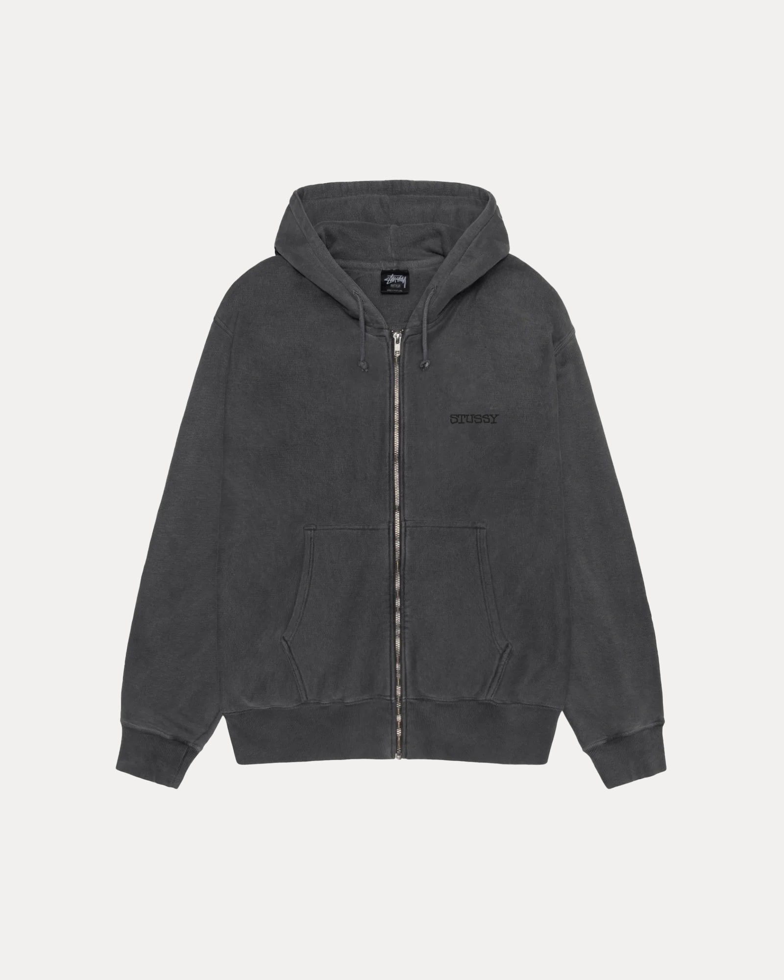 JUMBO ZIP HOODIE PIGMENT DYED