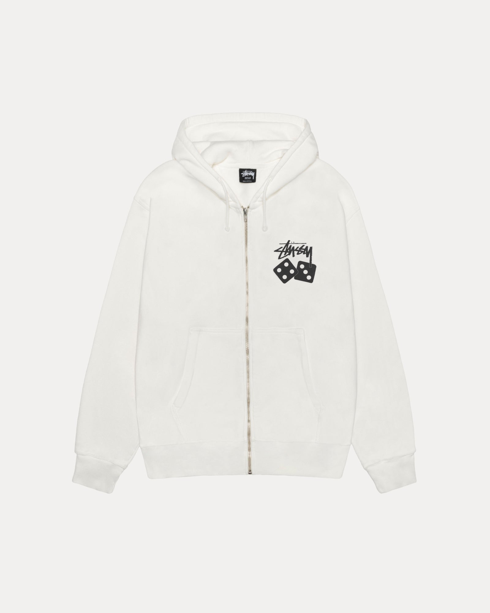 DICE ZIP HOODIE PIGMENT DYED